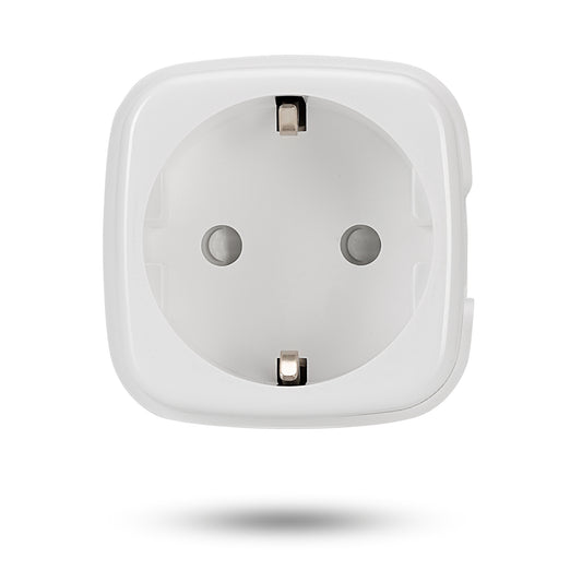 SEC24 Slimme stekker WiFi plug met digitale timer 16A- Tijdschakelaar - Energiemeter - Werkt met Google Home en Alexa - Voor binnen gebruik (HAS860)