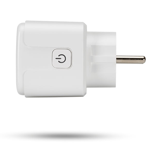 SEC24 2x Slimme stekker WiFi plug met digitale timer 16A- Tijdschakelaar - Werkt met Google Home en Alexa - Voor binnen gebruik (HAS860V2)