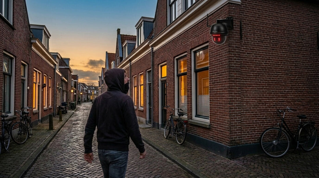 SecuFirst CAM214Z inbraak voorkomen beveiligingscamera afschrikking nederland