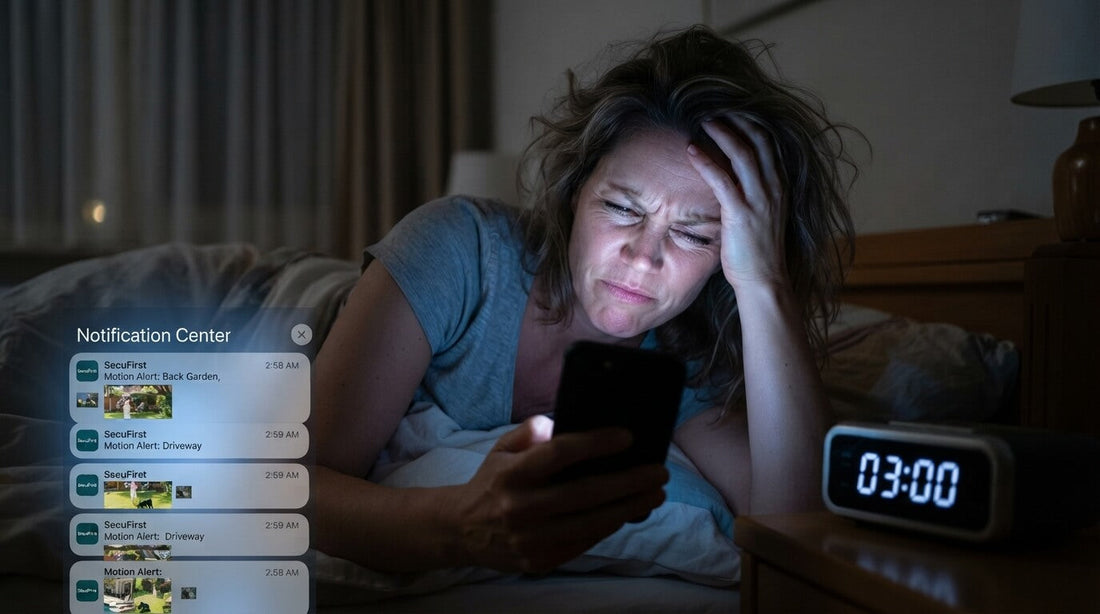 beveiligingscamera valse meldingen nacht frustratie nederland SecuFirst oplossing