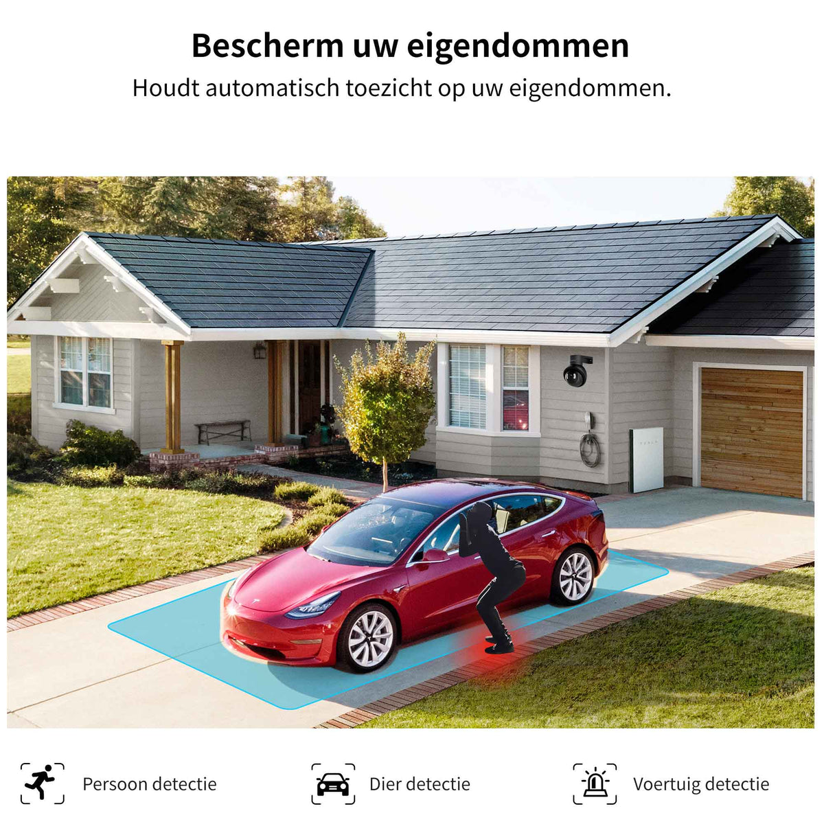 SecuFirst Pro GW218S2 Cameraset, 2x Dome camera met Gateway - IP Camera draai- en kantelbaar voor buiten – 3K resolutie