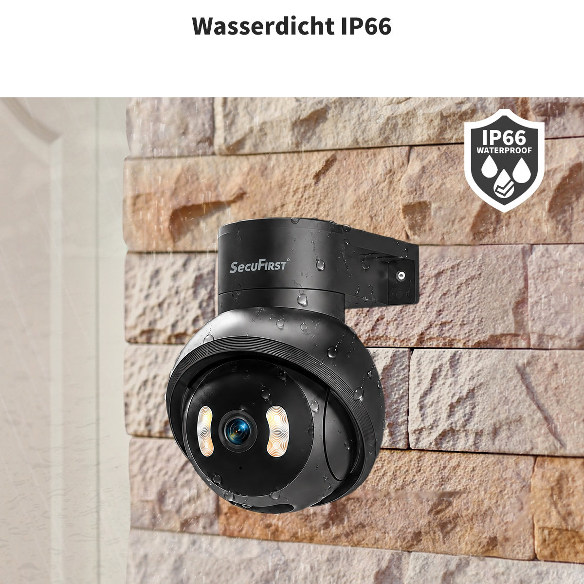 SecuFirst CWL418S Met 7 inch monitor en 1x Draaibare Beveiligingscamera - Zwart 3K
