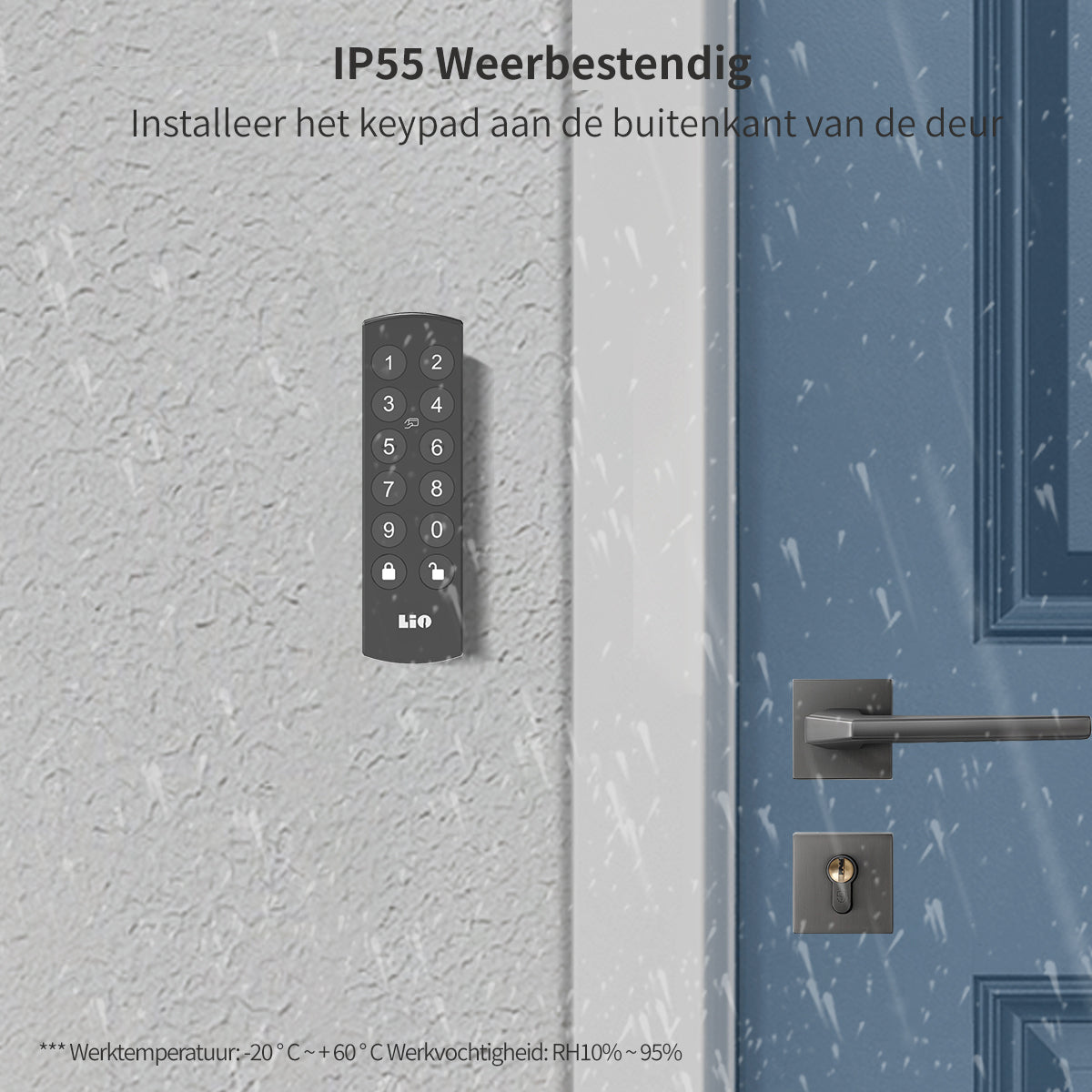 Slim Deurslot met Cilinder en Keypad en Gateway - Veiligheid en Gemak in 1