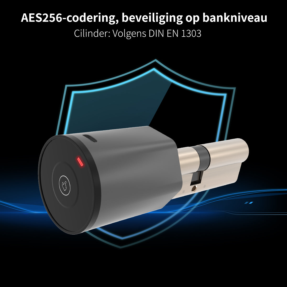 Slim Deurslot met Cilinder en Keypad en Gateway - Veiligheid en Gemak in 1
