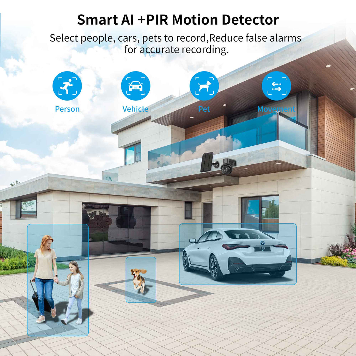 SecuFirst Pro CAM218Z met 64GB opslag Dome Camera zwart - IP Camera draai- en kantelbaar voor buiten – 3K resolutie
