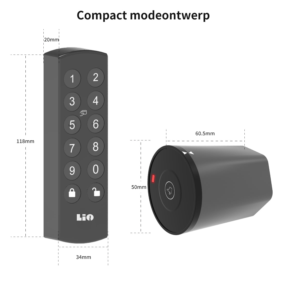 Slim Deurslot met Cilinder en Keypad en Gateway - Veiligheid en Gemak in 1