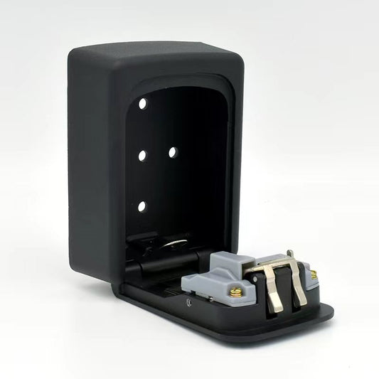 SecuFirst LBX101B Sleutelkluis met code voor binnen en buiten gebruik – Sleutelkastje met cijferslot – Geschikt voor wandmontage – 100% Metaal – Zwart – Waterdicht en Roestvrij - Sleutelkluisje Thuiszorg Airbnb B&B – 12,1x9x4 cm