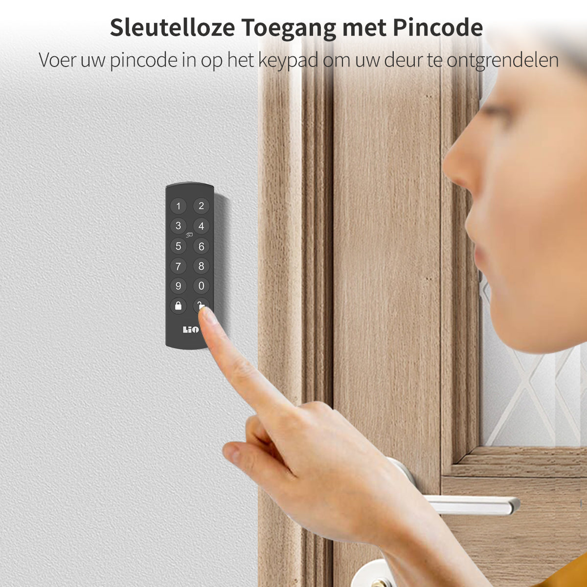 Slim Deurslot met Cilinder en Keypad en Gateway - Veiligheid en Gemak in 1