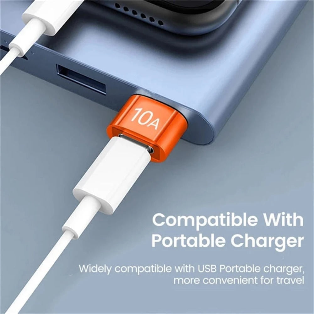 SecuFirst USB-A naar USB-C Adapter (set van 3-stuks)