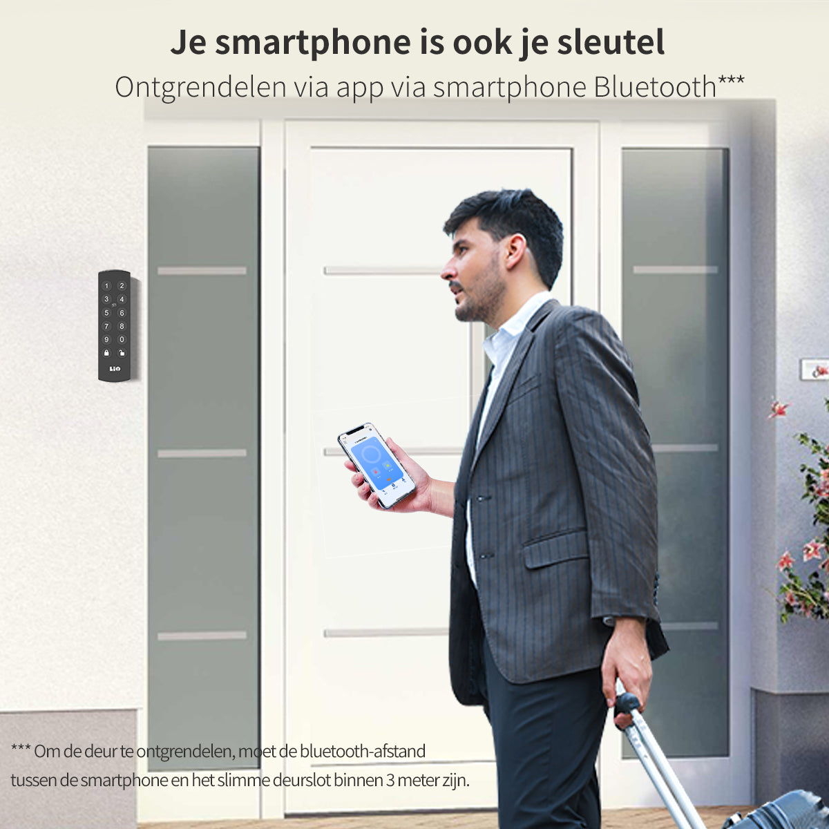 Slim Deurslot met Cilinder en Keypad en Gateway - Veiligheid en Gemak in 1