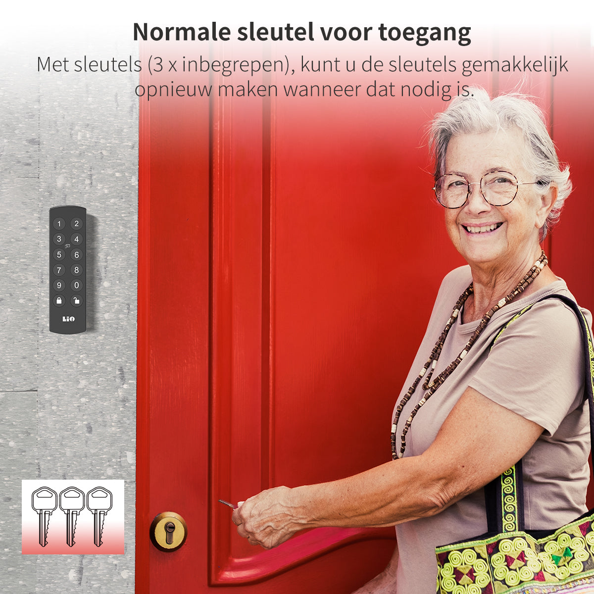 Slim Deurslot met Cilinder en Keypad en Gateway - Veiligheid en Gemak in 1