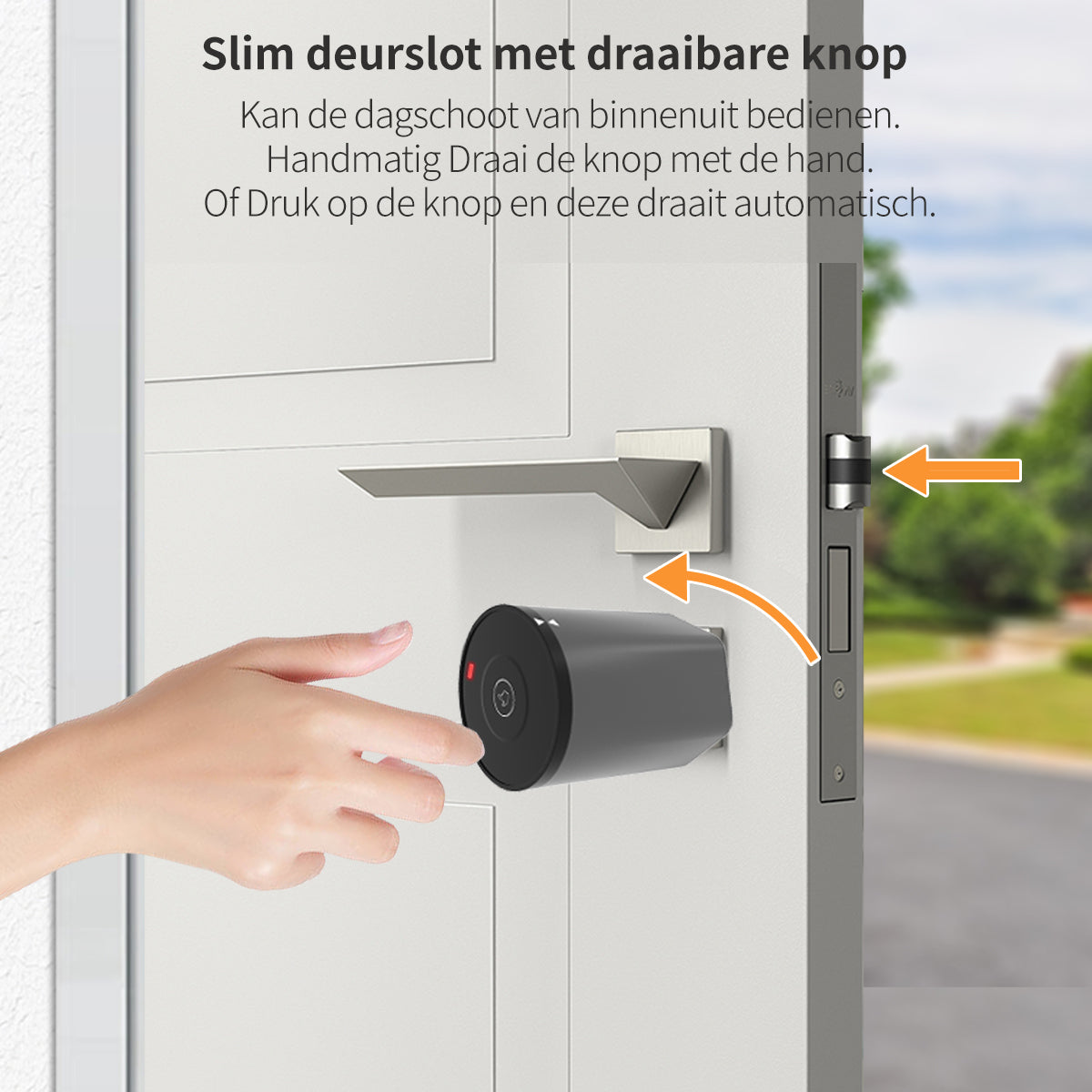 Slim Deurslot met Cilinder en Keypad en Gateway - Veiligheid en Gemak in 1