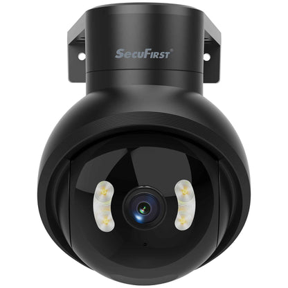 SecuFirst Pro CAM218Z met 64GB opslag Dome Camera zwart - IP Camera draai- en kantelbaar voor buiten – 3K resolutie