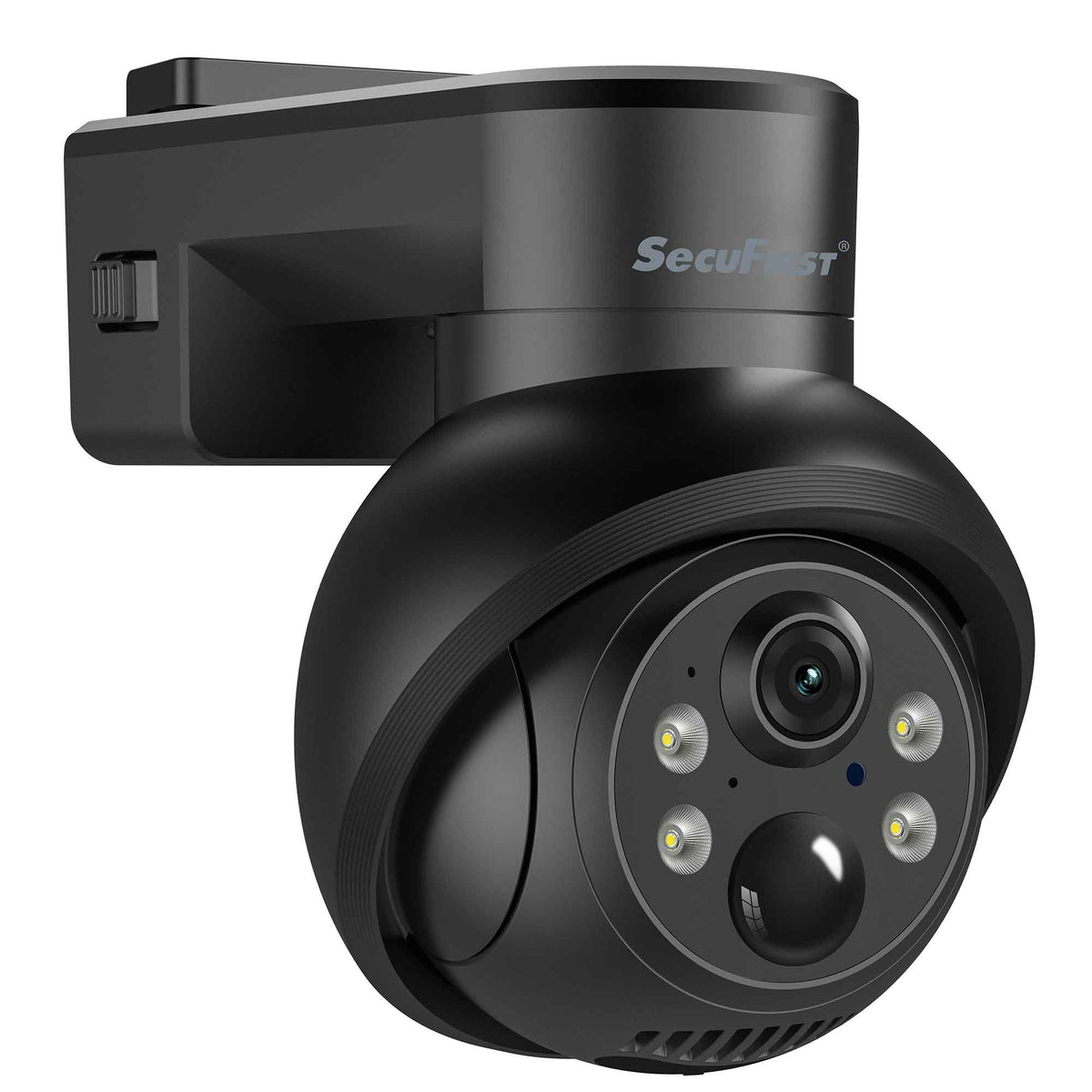 SecuFirst Pro CAM219Z Batterij camera met zonnepaneel - Dome zwart - IP Camera draai- en kantelbaar voor buiten – 3K resolutie