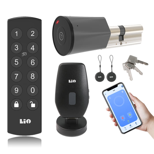 Slim Deurslot met Cilinder en Keypad en Gateway - Veiligheid en Gemak in 1