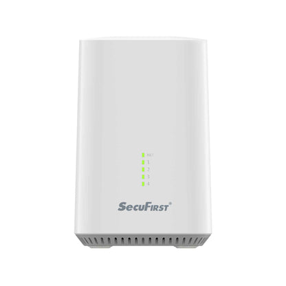 SecuFirst Pro GW219S2 Cameraset, 2x Batterij camera met zonnepaneel en Gateway - 64GB opslag Dome zwart - IP Camera draai- en kantelbaar voor buiten – 3K resolutie