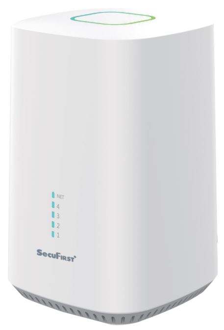 SecuFirst Pro GW219S2 Cameraset, 2x Batterij camera met zonnepaneel en Gateway - 64GB opslag Dome zwart - IP Camera draai- en kantelbaar voor buiten – 3K resolutie