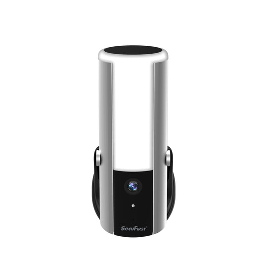 SecuFirst Dimbare Buitenlamp met geïntegreerde WiFi IP Camera 2K resolutie (LCA230)
