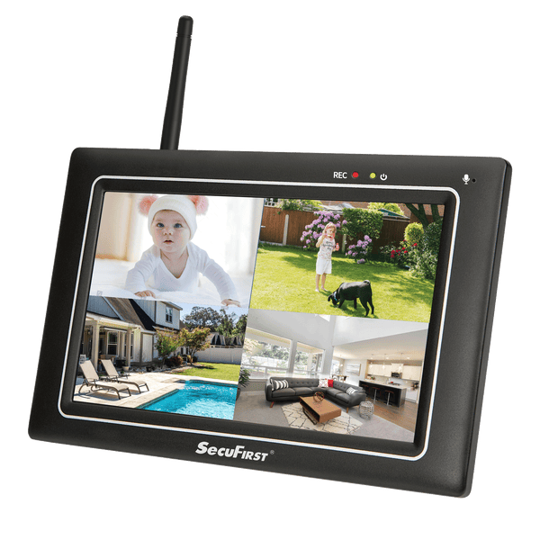 SecuFirst CWL401W2 Met 7 inch monitor en 2x Draadloze Beveiligingscamera - Wit