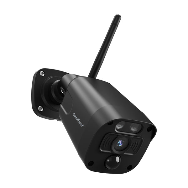 SecuFirst CWL401S4 Met 7 inch monitor en 4x Draadloze Beveiligingscamera - Zwart