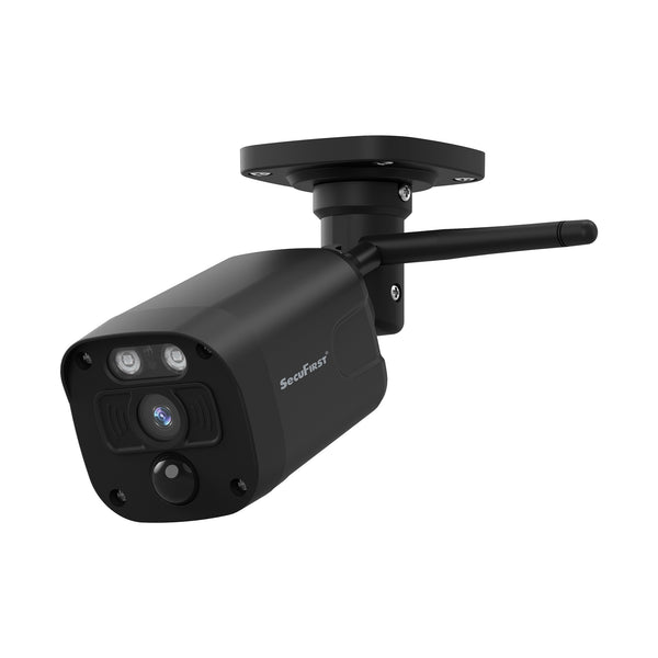 SecuFirst CWL401S4 Met 7 inch monitor en 4x Draadloze Beveiligingscamera - Zwart