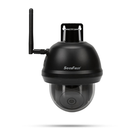 SecuFirst Wi-Fi IP-Beveiligings Dome Camera PTZ Outdoor Zwart (CAM214Z)