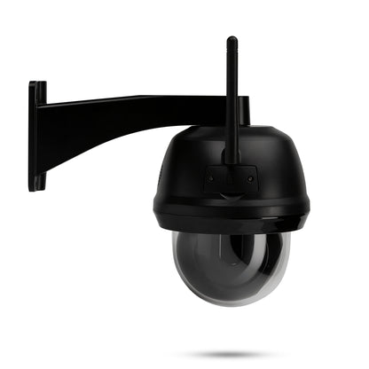 SecuFirst Wi-Fi IP-Beveiligings Dome Camera PTZ Outdoor Zwart (CAM214Z) Met 128GB Micro SD Kaart