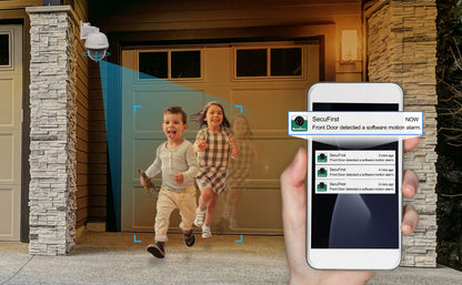 SecuFirst Wi-Fi IP-Beveiligings Dome Camera PTZ Outdoor WIT (CAM214W)