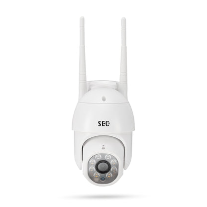 SEC24 CAM216W Dome Camera wit - IP Camera draai- en kantelbaar voor buiten - FHD 1080P - Kleuren nachtzicht