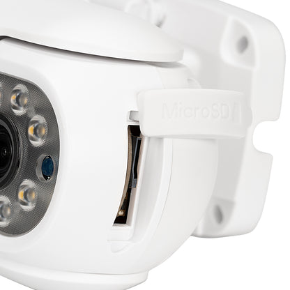 SEC24 CAM216W Dome Camera wit - IP Camera draai- en kantelbaar voor buiten - FHD 1080P - Kleuren nachtzicht