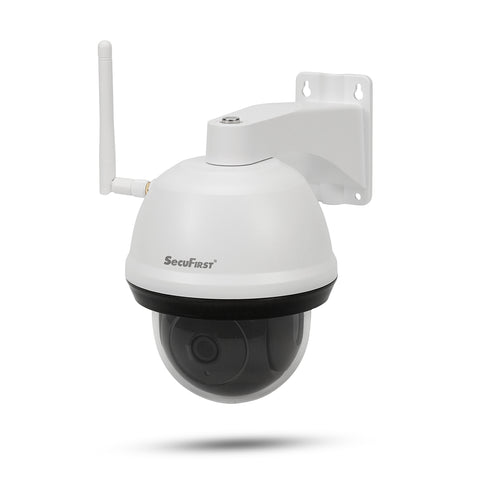 SecuFirst Wi-Fi IP-Beveiligings Dome Camera PTZ Outdoor WIT (CAM214W)