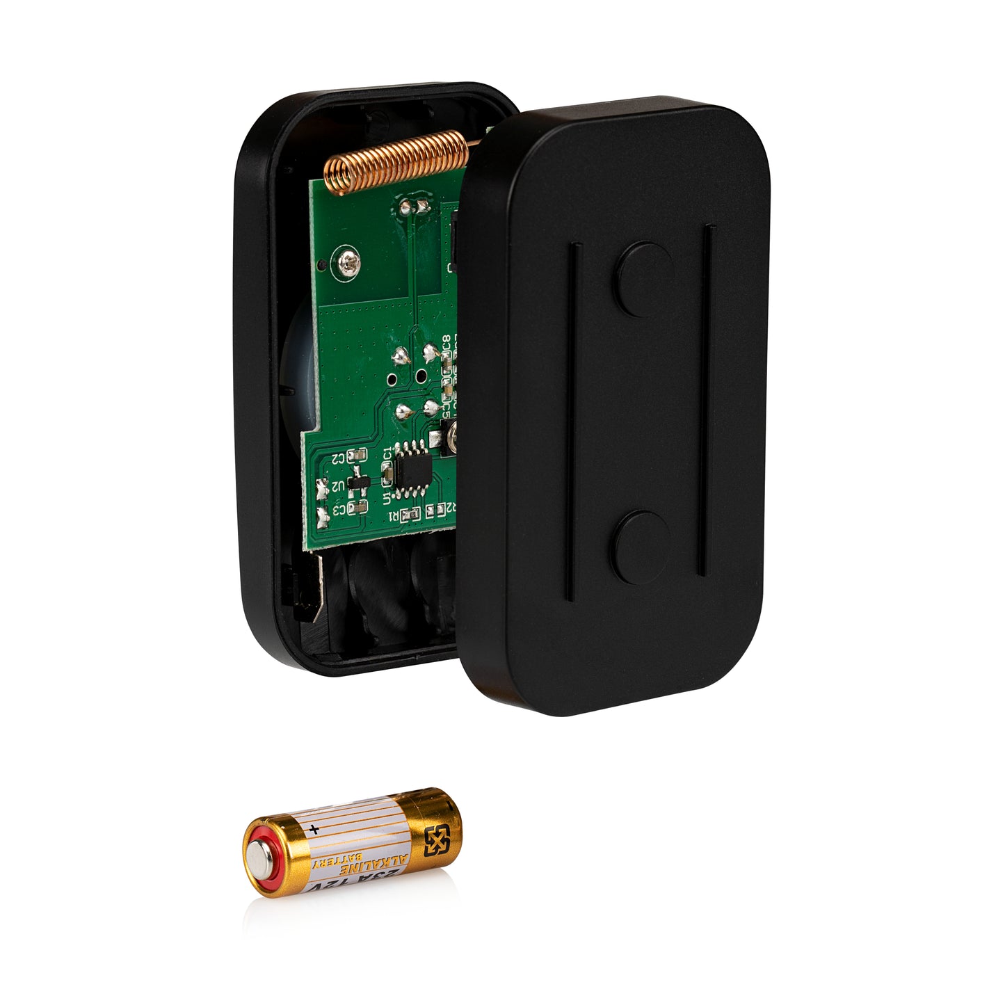 SEC24 DB706B - Draadloze Deurbel met 2 Ontvangers - Regelbaar Volume - 52x Melodie - LED - Zwart