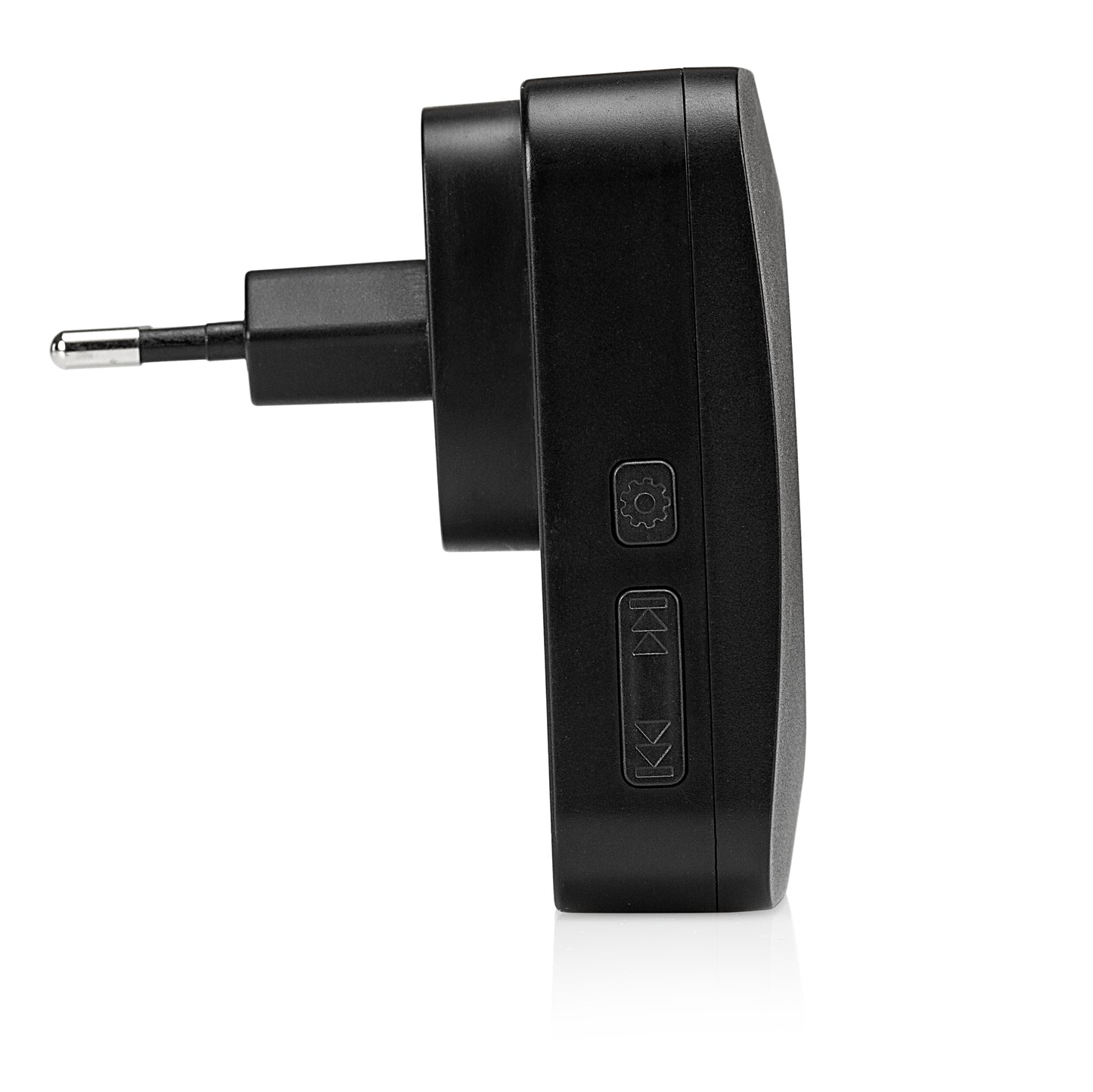 SEC24 DB706B - Draadloze Deurbel met 2 Ontvangers - Regelbaar Volume - 52x Melodie - LED - Zwart