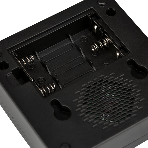 SEC24 DB706B - Draadloze Deurbel met 2 Ontvangers - Regelbaar Volume - 52x Melodie - LED - Zwart