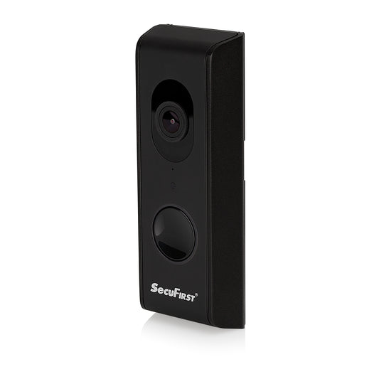 SecuFirst Wi-Fi deurbel met draadloze bel 1080P Zwart (DID701BB) + 32GB micro sd kaart