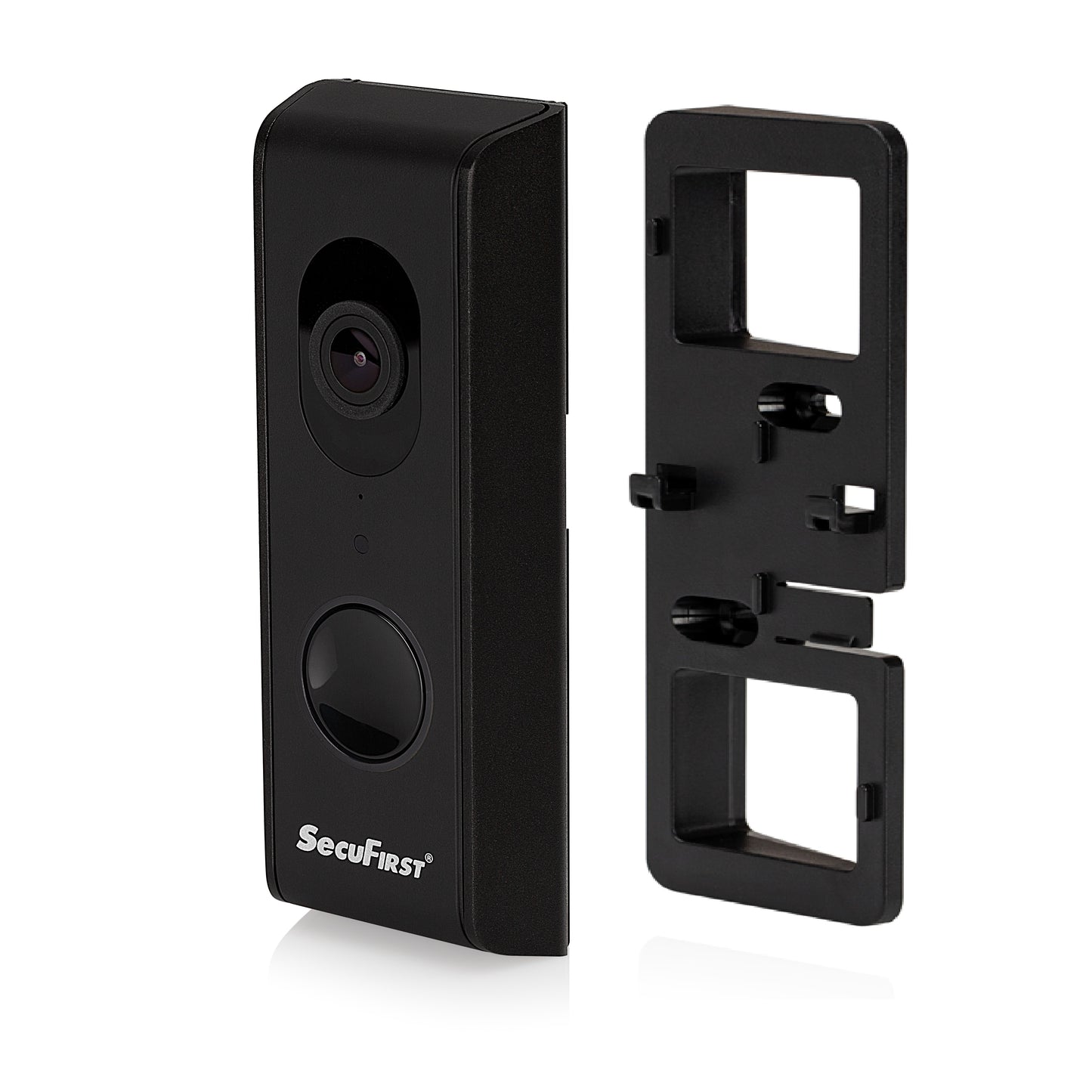 SecuFirst Wi-Fi deurbel met draadloze bel 1080P Zwart (DID701BB) + 32GB micro sd kaart