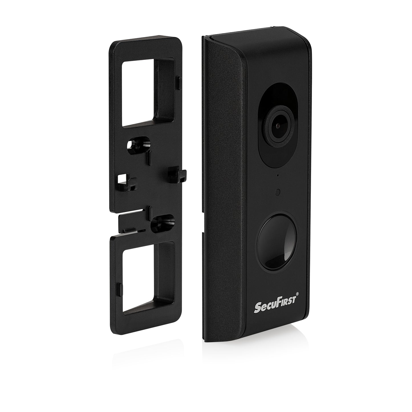 SecuFirst Wi-Fi deurbel met draadloze bel 1080P Zwart (DID701BB) + 32GB micro sd kaart