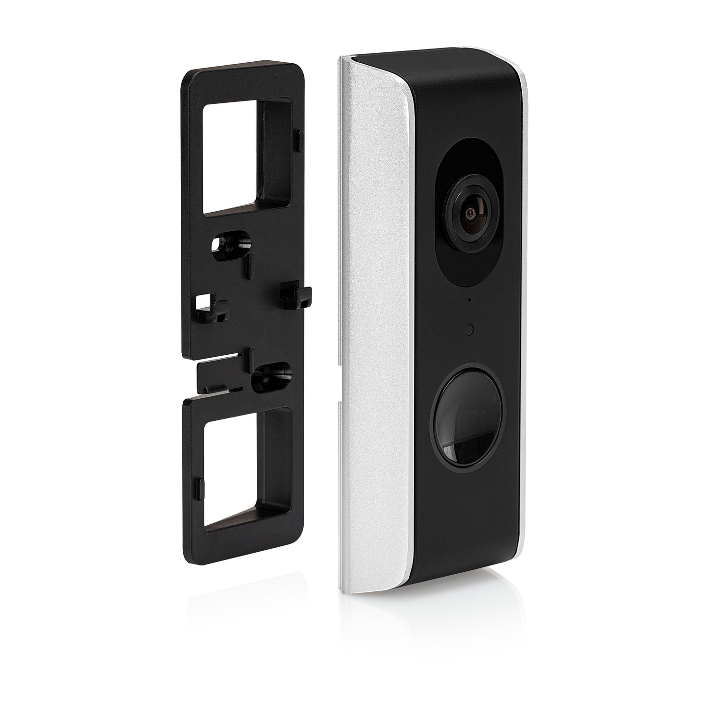 SecuFirst Wi-Fi deurbel met draadloze bel 1080P Zwart / Zilver (DID701B+) + 128GB Samsung Endurance micro sd kaart.