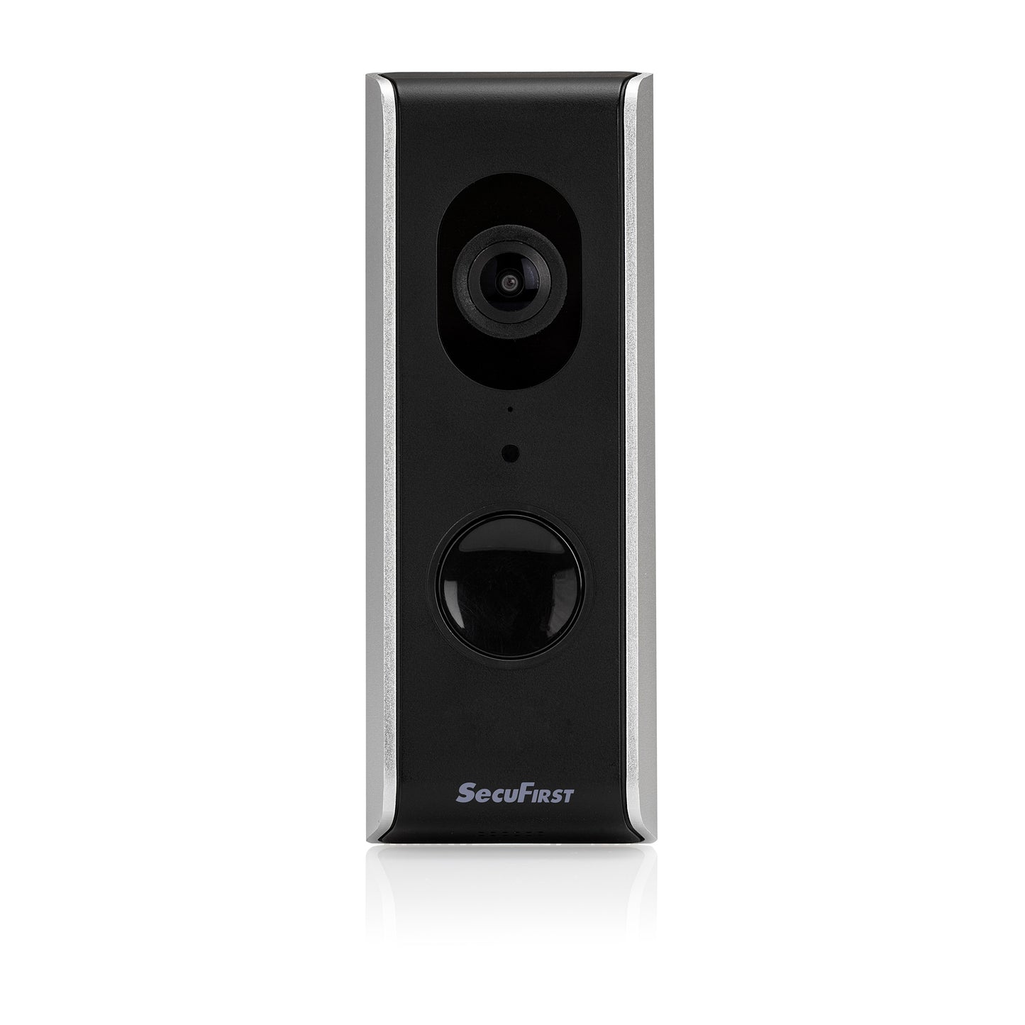 SecuFirst Wi-Fi deurbel met draadloze bel 1080P Zwart / Zilver (DID701B+) + 128GB Samsung Endurance micro sd kaart.
