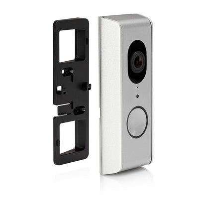 SecuFirst Wi-Fi deurbel met draadloze bel 1080P Zilver (DID701S)+ 32GB micro sd kaart