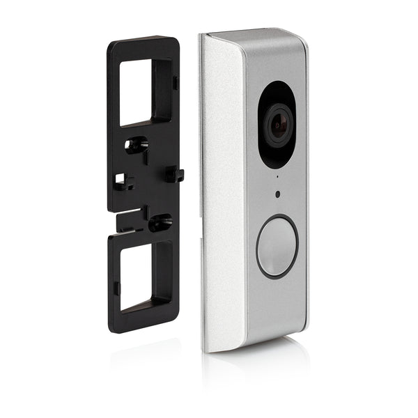 SecuFirst Wi-Fi deurbel met draadloze bel 1080P Zilver (DID701S)+ 32GB micro sd kaart