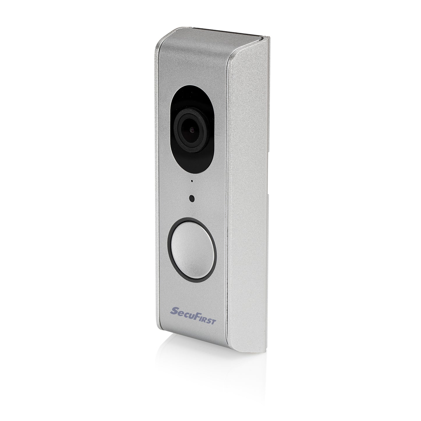 SecuFirst Wi-Fi deurbel met draadloze bel 1080P Zilver (DID701S+) + 128GB Samsung Endurance micro sd kaart.