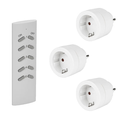 SEC24 Draadloze schakelset met afstandsbediening voor binnen 3680W (HAF760S)