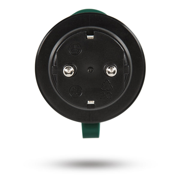 SEC24 Slimme stekker WiFi plug met digitale timer 16A- Tijdschakelaar - Energie besparing - Werkt met Google Home en Alexa - Voor buiten gebruik (HAS880)