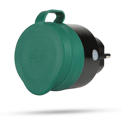 SEC24 2x Slimme stekkers WiFi plug met digitale timer 16A- Tijdschakelaar - Werkt met Google Home en Alexa - Voor buiten gebruik (HAS880V2)