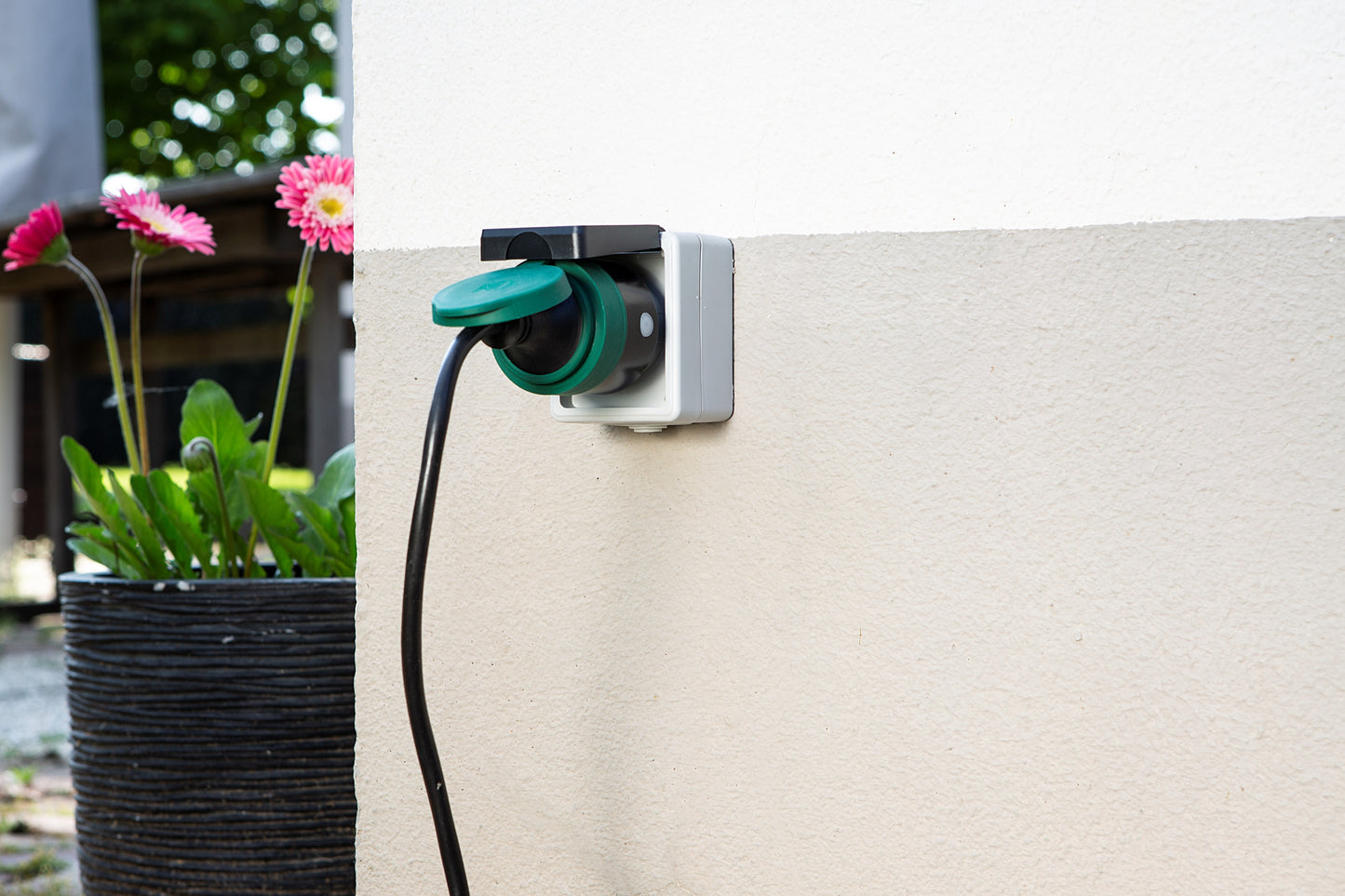 SEC24 2x Slimme stekkers WiFi plug met digitale timer 16A- Tijdschakelaar - Werkt met Google Home en Alexa - Voor buiten gebruik (HAS880V2)
