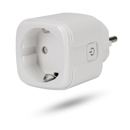 SEC24 2x Slimme stekker WiFi plug met digitale timer 16A- Tijdschakelaar - Werkt met Google Home en Alexa - Voor binnen gebruik (HAS860V2)