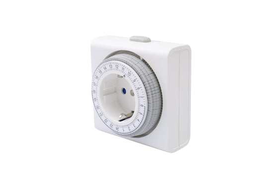SEC24 2x Tijdschakelaar Mechanisch voor Binnen gebruik - 230V 3680W - Energie besparing (TMR101V2)