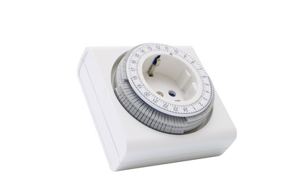 SEC24 2x Tijdschakelaar Mechanisch voor Binnen gebruik - 230V 3680W - Energie besparing (TMR101V2)